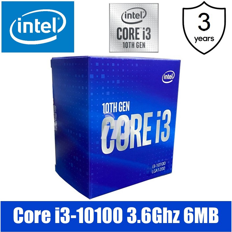 Intel Core I3-10100 10th Gen Processor - Comet Lake (6MB Cache