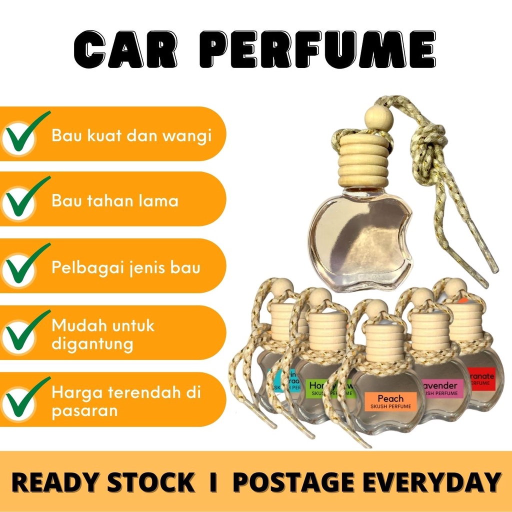 [ HOT SELLING 2023 ] 1Pcs Borong Price Pewangi Kereta Car Perfume Air Freshner Pengharum Dolca Tahan Lama Murah 2 Bulan