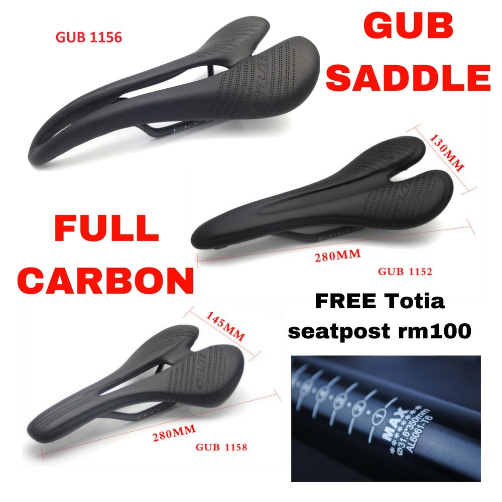 gub carbon saddle