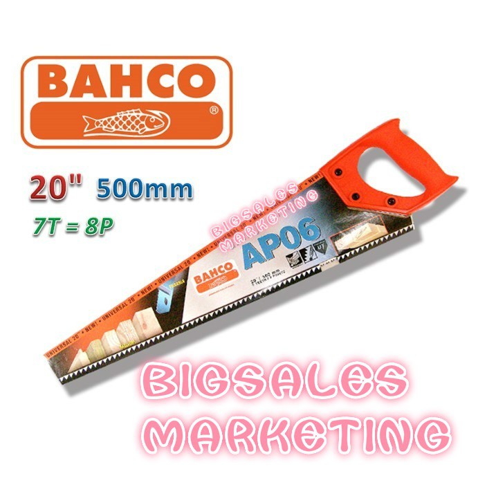  BAHCO  20 x AP06 Wood Hand Saw Original Made In Sweden 
