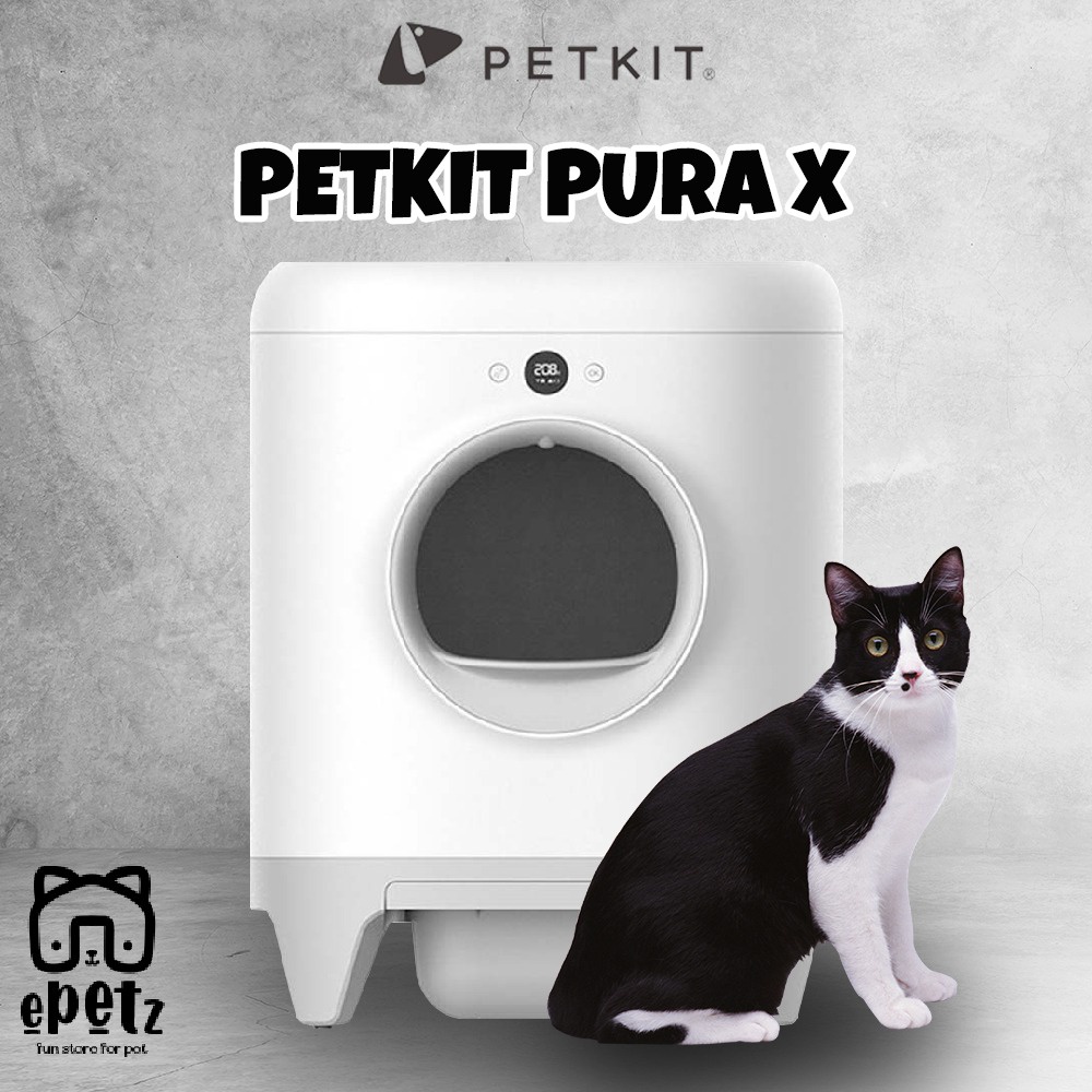 PETKIT PURA X Bekas Tandas Kucing Automatikt Automatic Self Cleaning