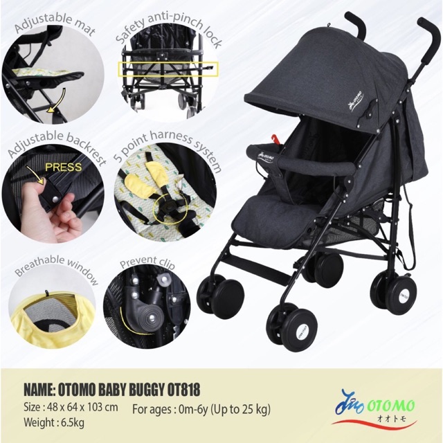 umbrella stroller reclining back