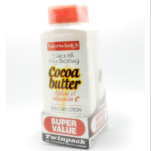 fruit of the earth cocoa butter aloe and vitamin e
