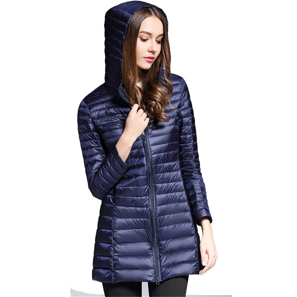 women's down coat with hood