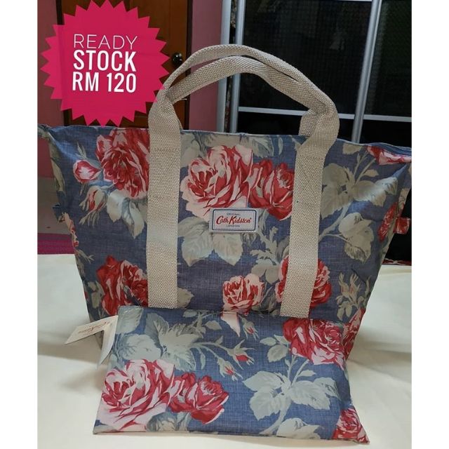 cath kidston foldaway tote bag