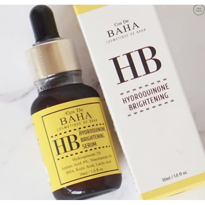 Original Cos De Baha Hb Hydroquinone Serum 2 Niacinamide 4 Black Spot Remover Shopee Malaysia