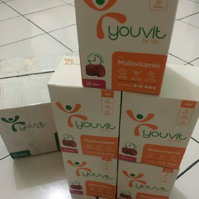 Youvit Multivitamin 1 Sachet Contents 7pcs Gummy Shopee Malaysia