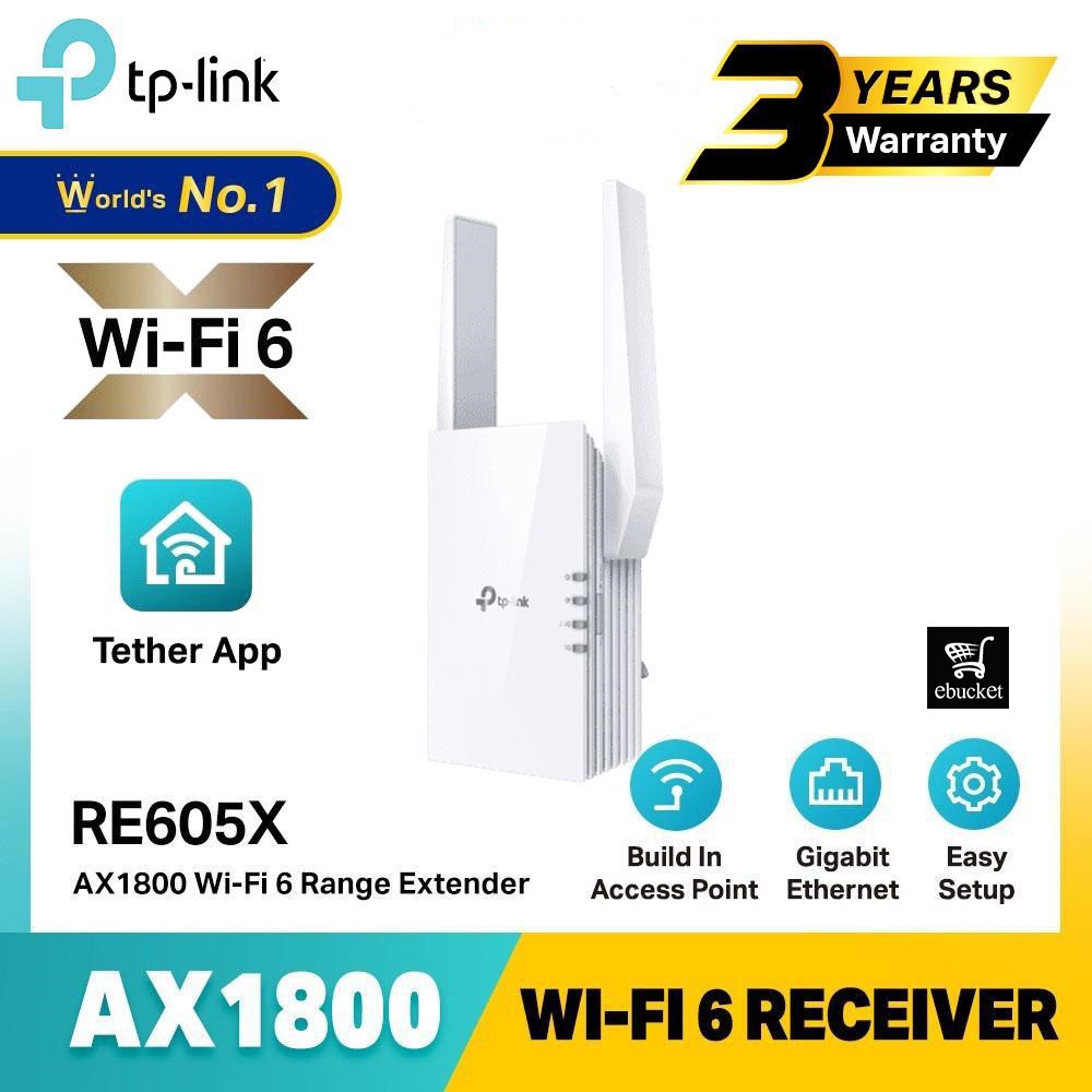 TP-Link AX1800 Wi-Fi 6 Range Extender RE605X | Shopee Malaysia