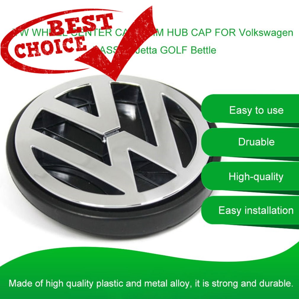 VW WHEEL CENTER CAPS RIM HUB CAP FOR Volkswagen PASSAT Jetta GOLF