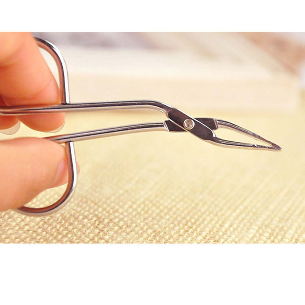 Ship24HrsPerak️ Scissors Shaped Eyebrow Tweezers Clip Flat Tip Tweezers  Hair Plucker for Hair Eyebrows | Shopee Malaysia