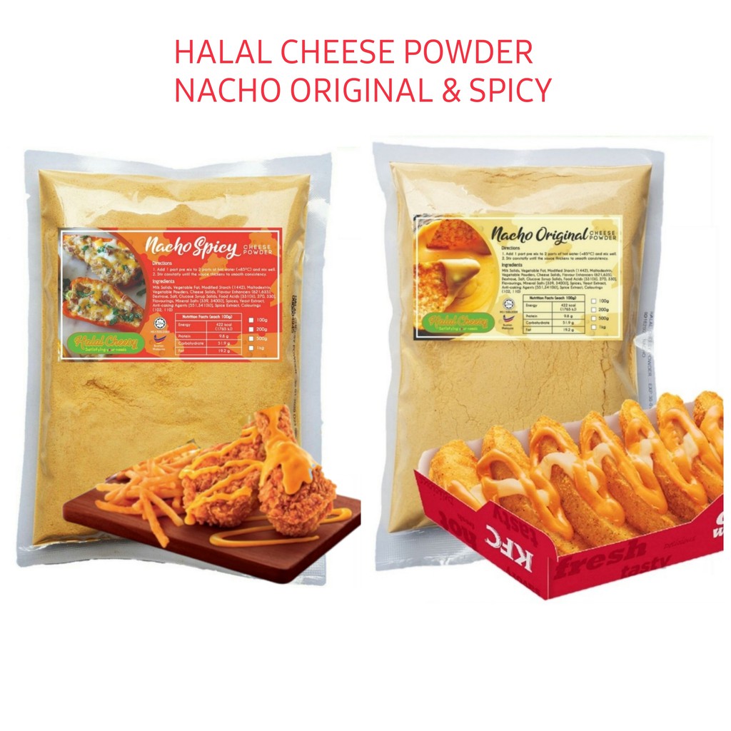  ME HALAL Cheese Powder KFC Nacho Original Spicy 