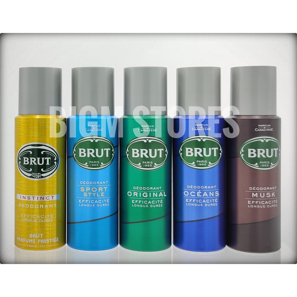 Brut Deodorant Spray 200ml (Shipping to West Malaysia Only) Shopee