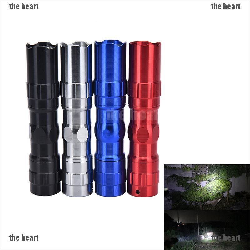 Tactical 14500 Flashlight LED High Powered 3Mode Zoomable Torch Camping Light FY 