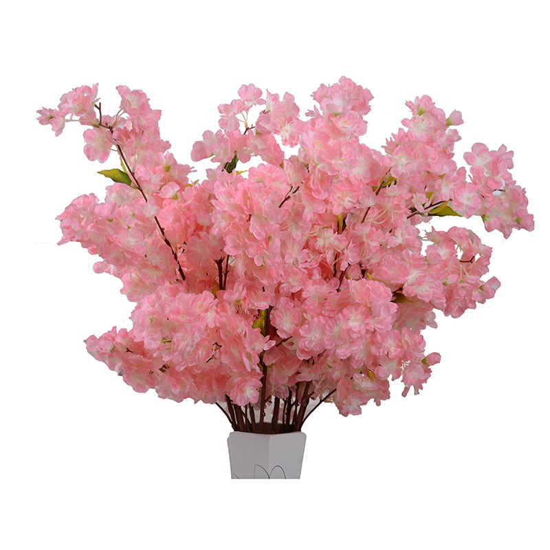 Artificial Silk Cherry Blossom Flowers Silk Sakura Flower Home