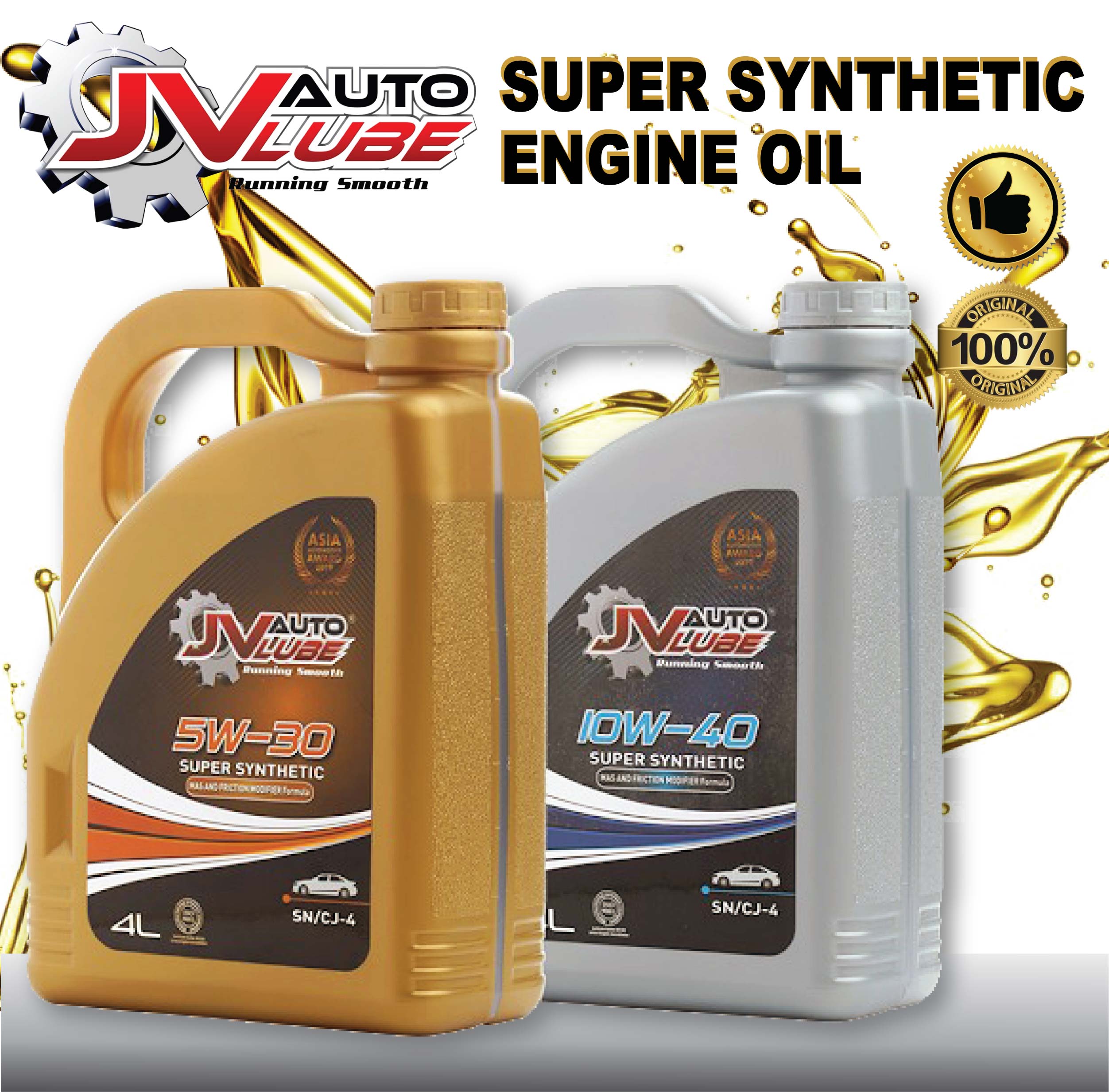 JV Auto Lube -  Engine Oil 5W-30 10W-40 Original 
