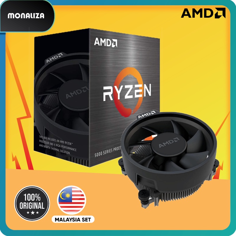 AMD Processor Ryzen 5 5600 With Wraith Cooler Socket AM4 | Shopee Malaysia