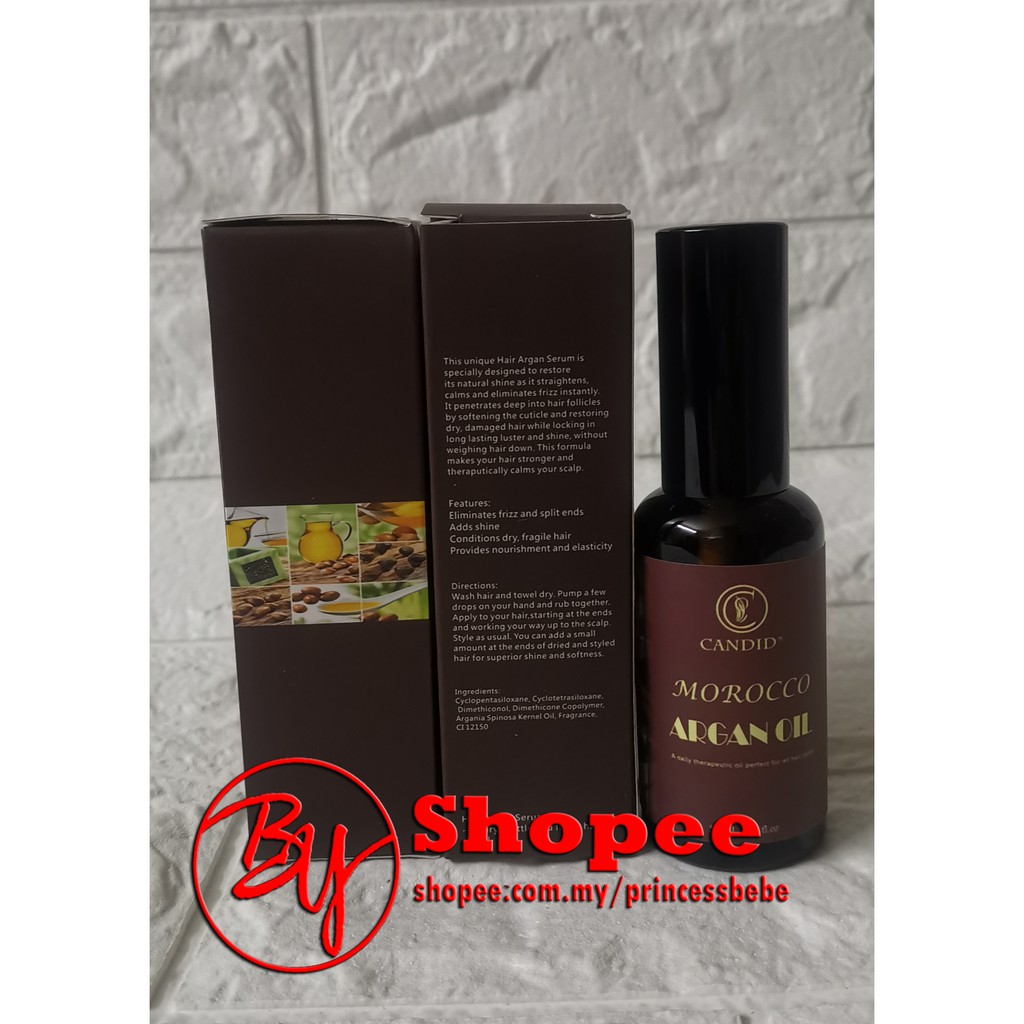 Candid Morocco Argan Oil Shopee Malaysia