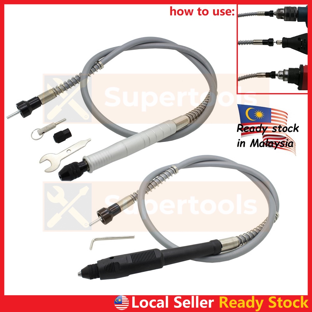 Adjustable Chuck 03.2mm Universal 3mm Flexible Flex Shaft Electric Drill Grinder Die Grinder