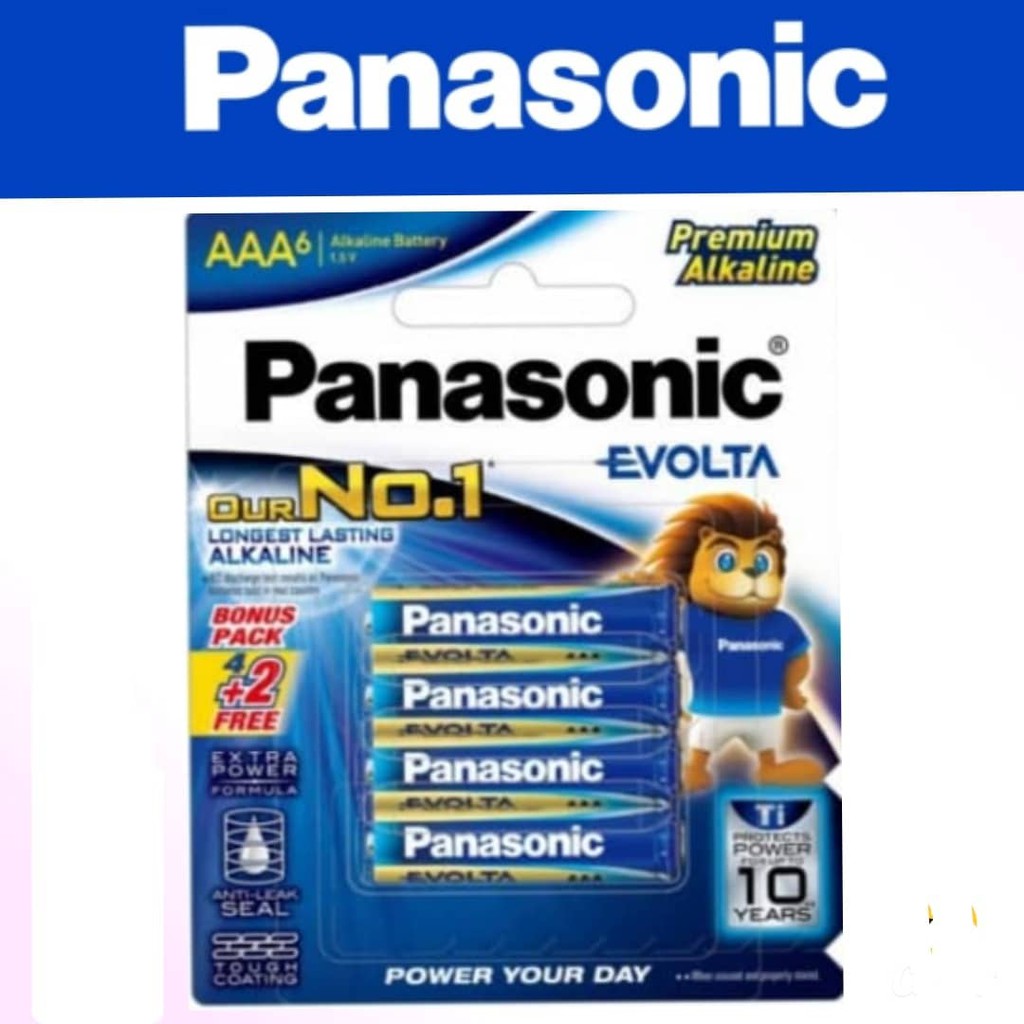Panasonic AAA Evolta 6pcs/pack Official Store Opening Promotion ...
