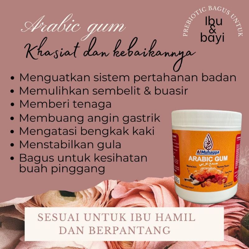 Almanna Prebiotik Arabic Gum Almuhayya Hot Item Real Food Free Gift Shopee Malaysia