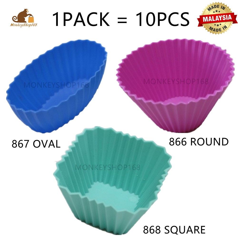 Jelly Mould 10pcs / Pudding Mould / Acuan  （ round ， square ，oval , love ）KA9