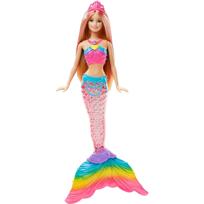 Doll Mermaid with Light-up Tail for birthday gift