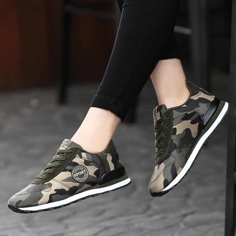 camouflage running shoes