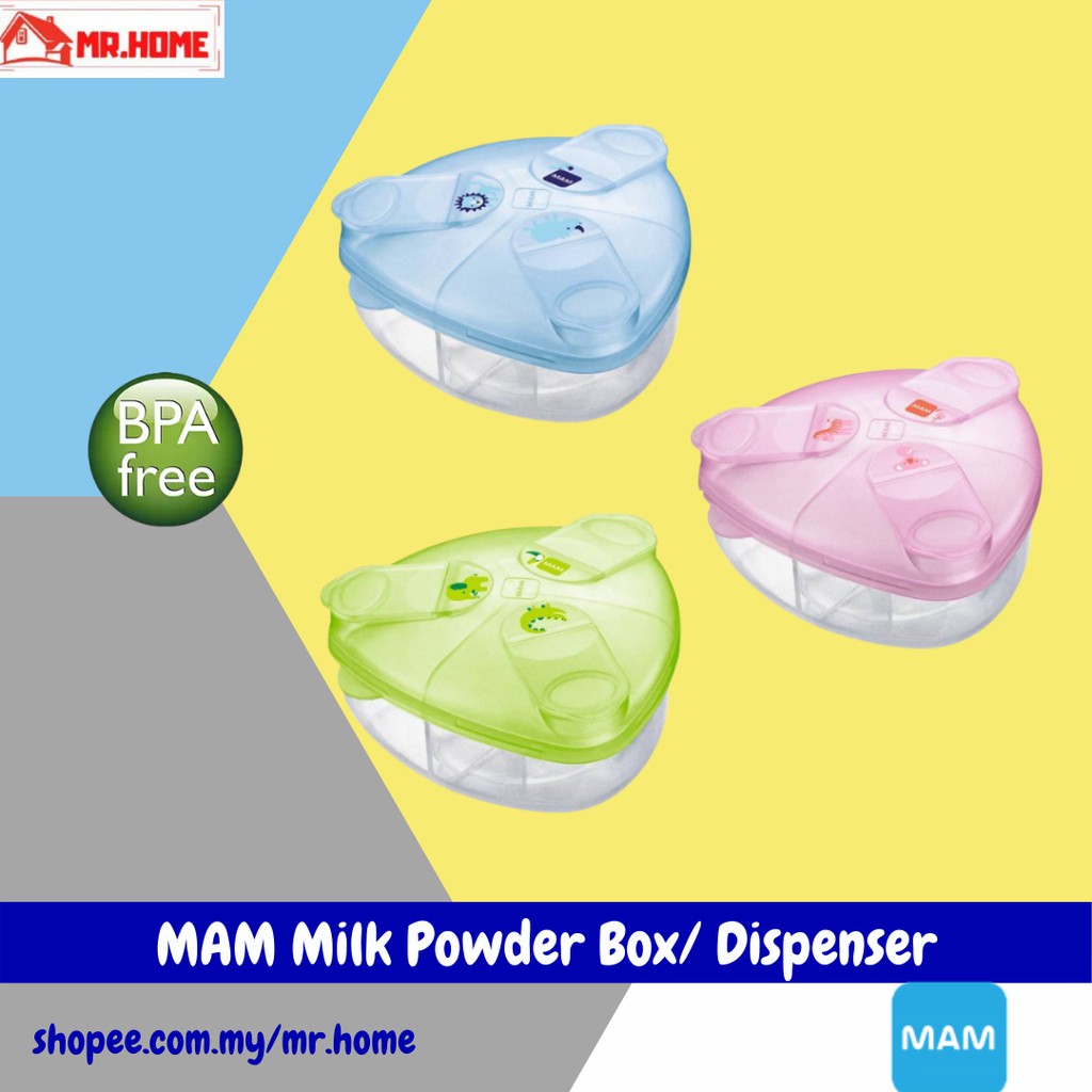 MAM Milk Powder Box Dispenser Tempat Letak SuSu Milk Storage Shopee
