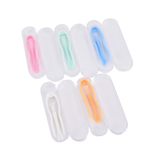 1Pc Eyes Care Contacts Silicone Tweezers Insert Remover Contact Lenses Tweezers