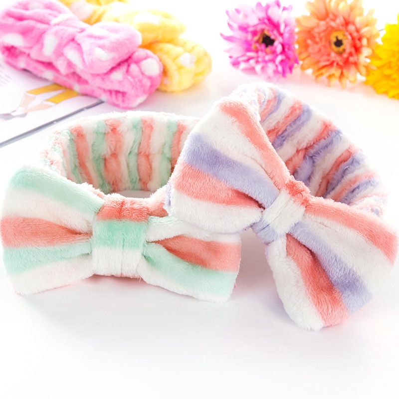 Shampoo Hair Band Make Up Band Hair Band Headwear Butterfly Tie