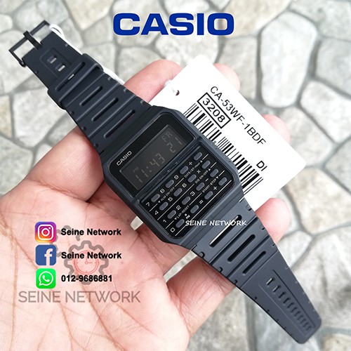 Calculator Watch 100 Original Casio Ca 53wf Ca 53wf Ca 53wf Digital Watch Shopee Malaysia