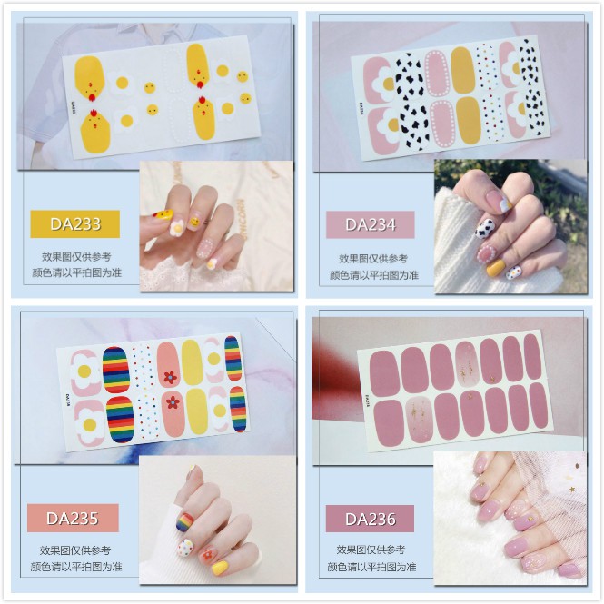 winter nail stickers