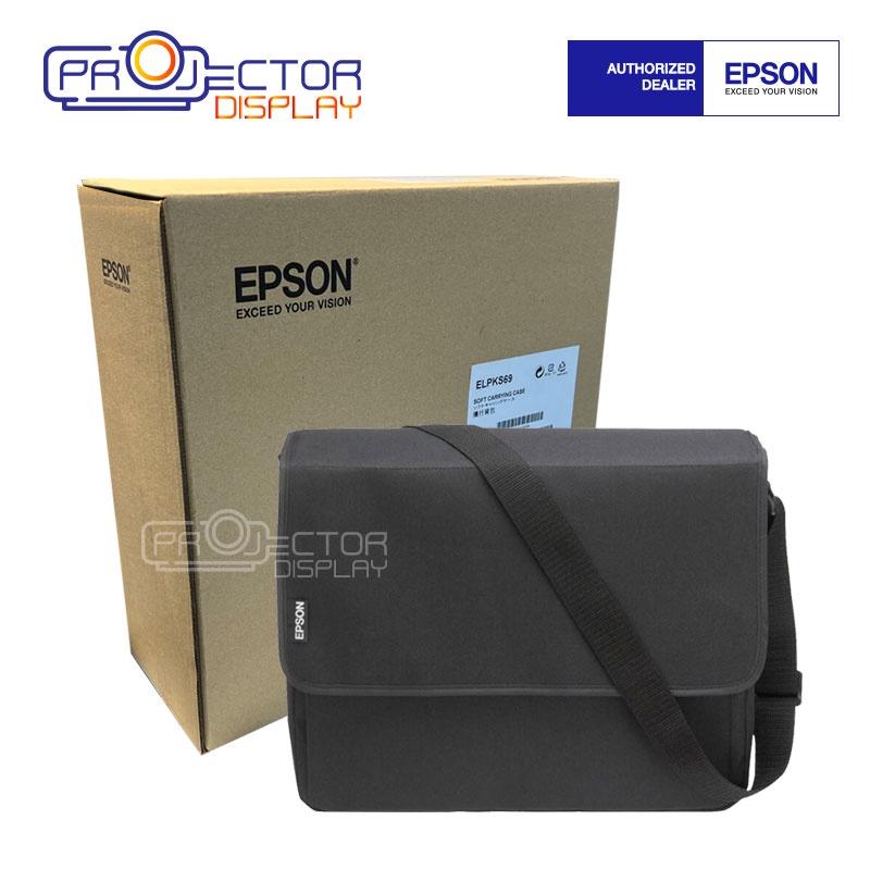 ORIGINAL Epson Projector Soft Carrying Case ELPKS69 / Bag, For EBE10 / EBX06 / EBX51 / EBW06