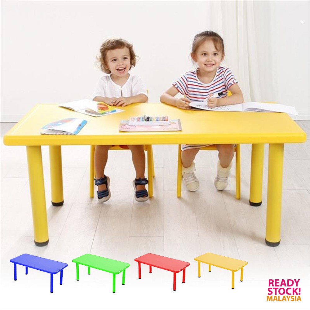 High Quality Kindergarten Rectangular Table Kids Table 