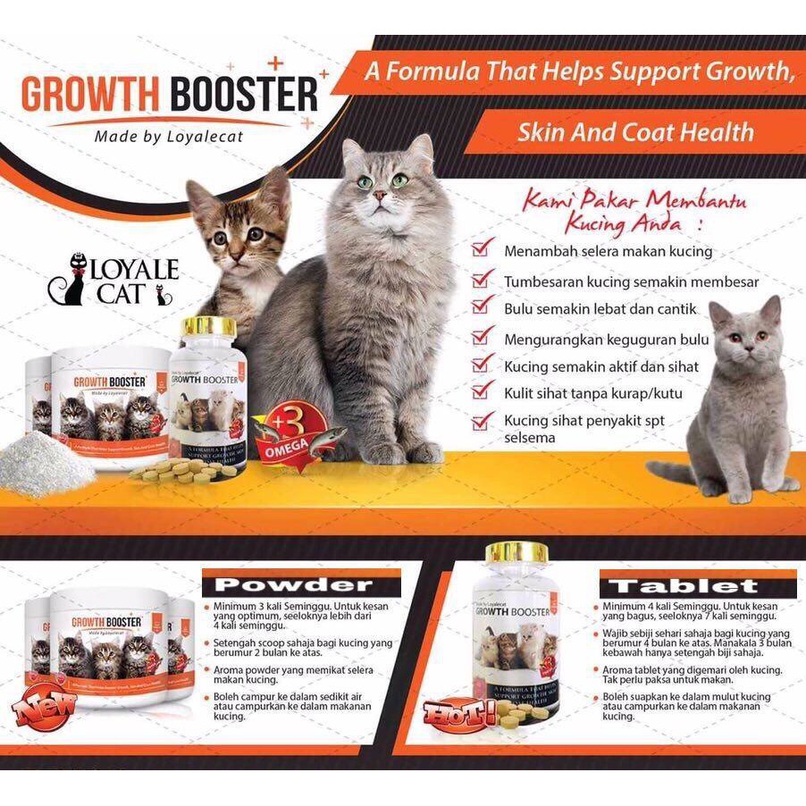 Gemukkan Kucing Growth Booster Free Postage Original