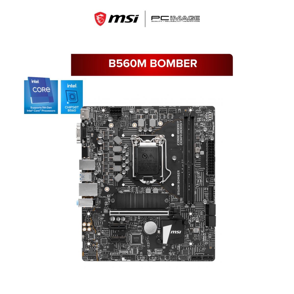 MSI B560M Bomber Intel LGA1200 Motherboard Shopee Malaysia