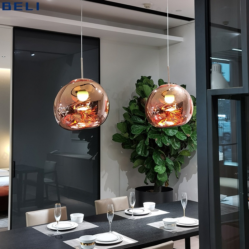 Nordic Led Pendant Lights colorful option Modern decorative chandelier Creative Industrial PVC Lava Lamp Loft Bar Cafe Hanging Lamp