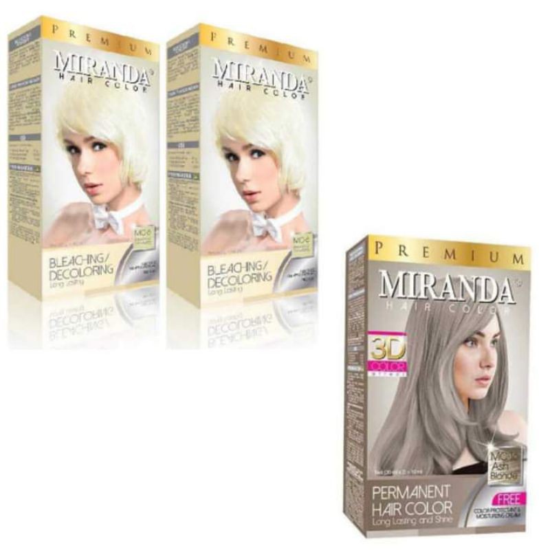 Miranda Hair Color - MC6 Bleaching /mc16-ash blonde | Shopee Malaysia