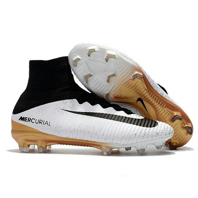 nike mercurial superfly white and gold