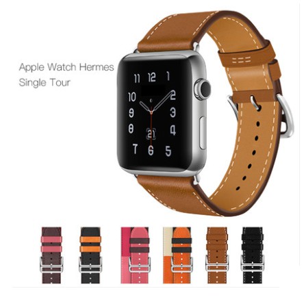 apple watch leather strap hermes