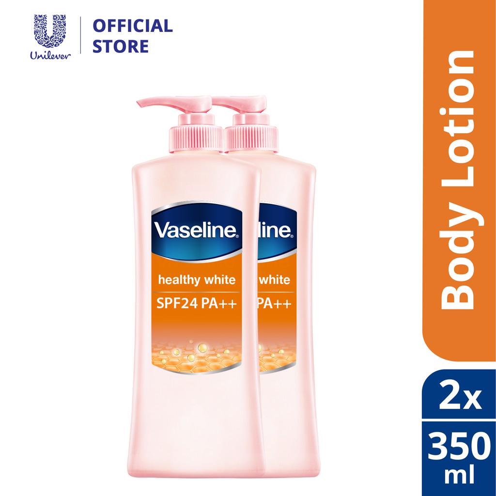 Vaseline Healthy White Body Lotion SPF 24 (350ml x 2) Shopee Malaysia