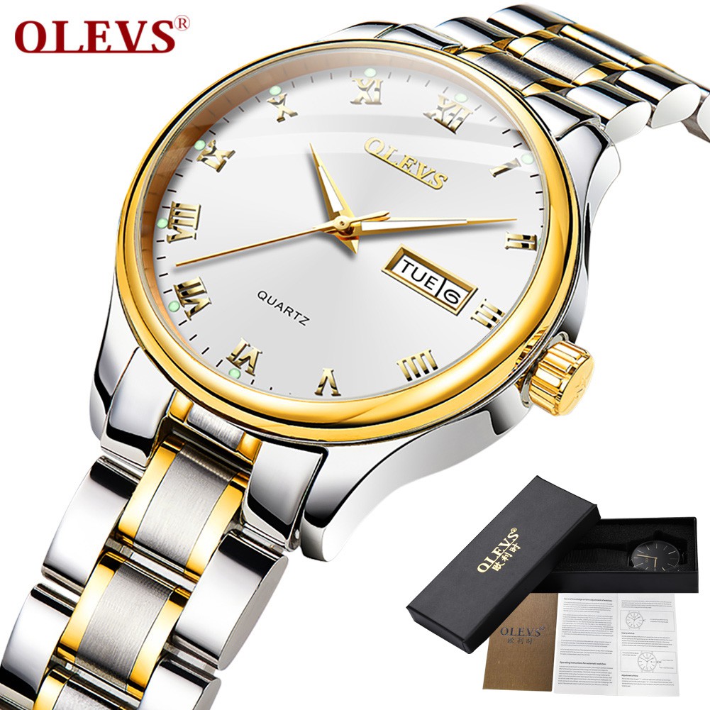 OLEVS Women s Watch Stainless Steel Quartz Waterproof OLEVS Women s Watch Stainless Steel Quartz Waterproof