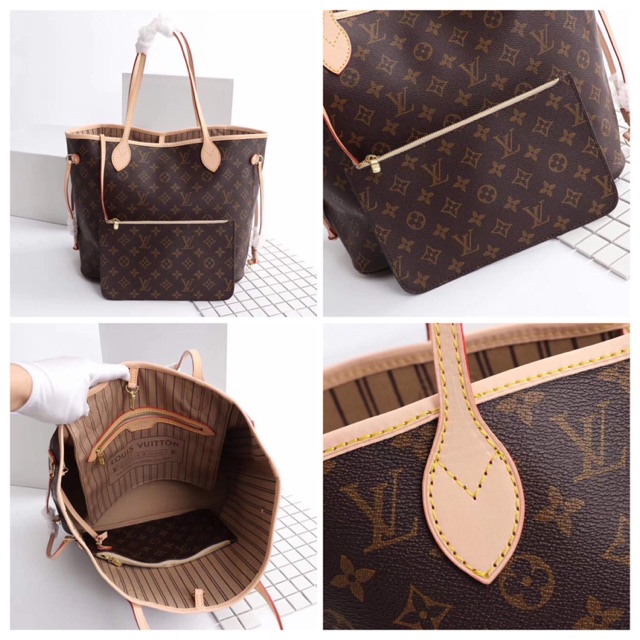 neverfull mm monogram beige