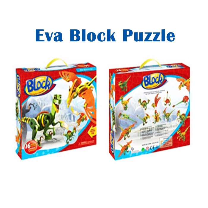 (READY STOCK) Dinosaur & Insect Eva Foam Block