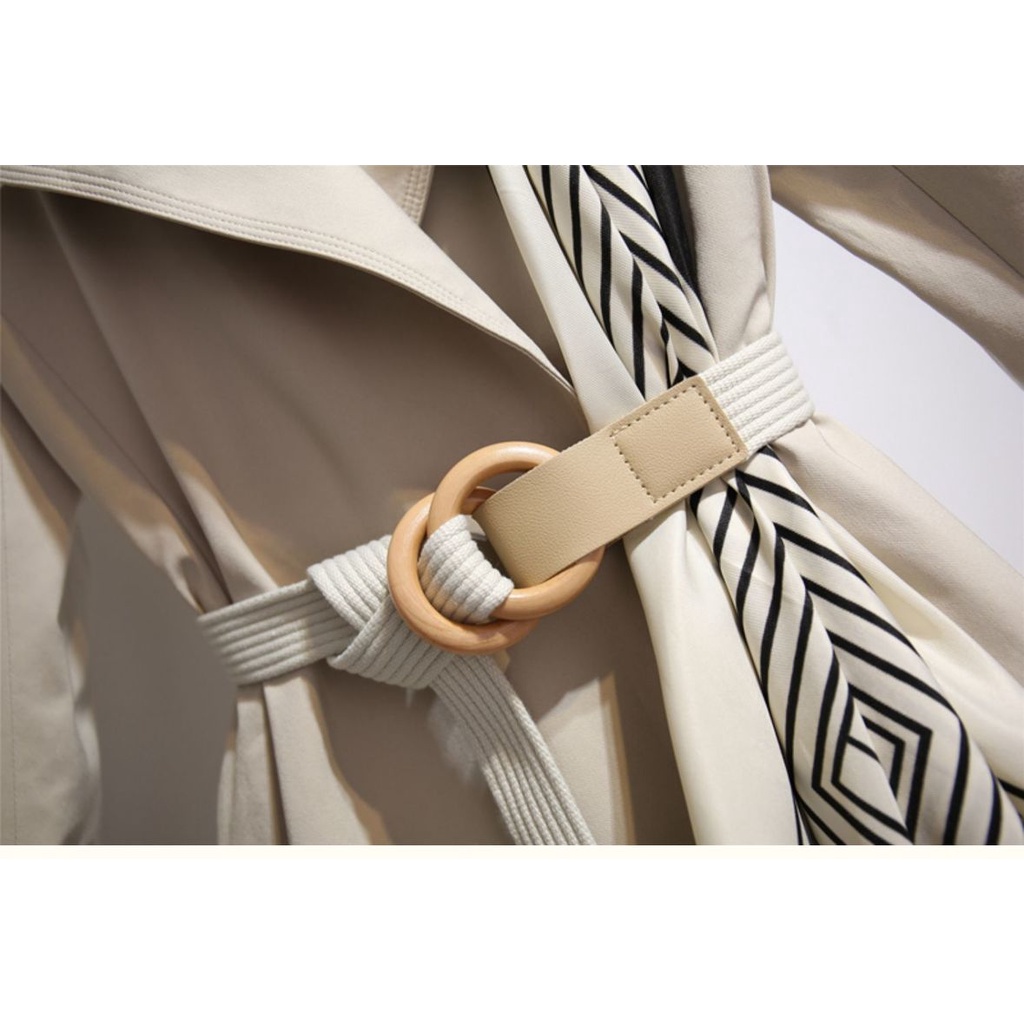 Must Quality women elegant trench coat new spring autumn turn down collar korean Windbreaker woman outwear Durable Pr... - Image 2