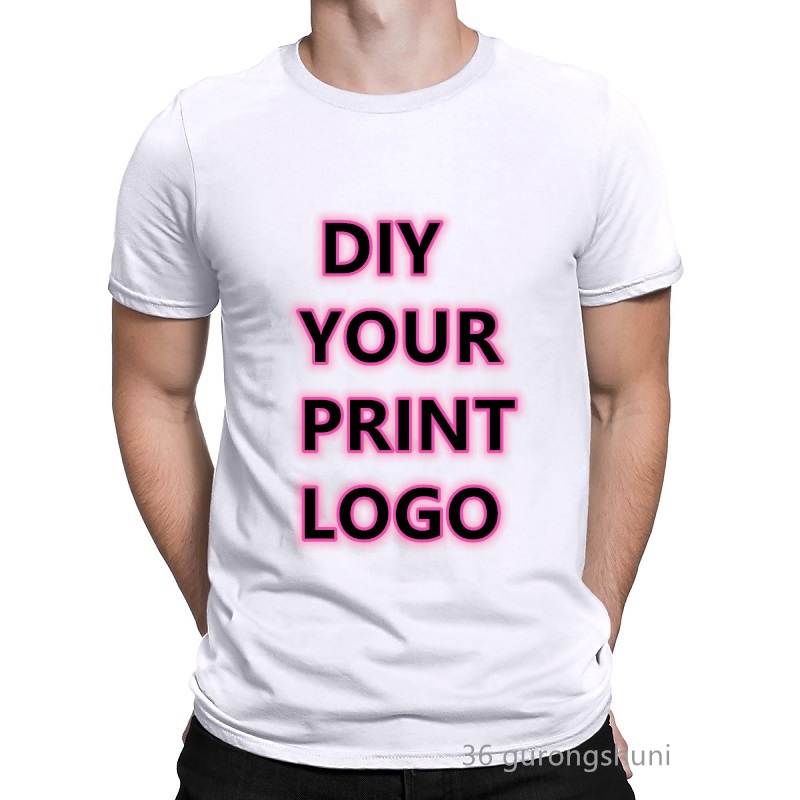 2022 Diy Customized Print Shirt Your Own Design Logo/Picture Custom Men T-Shirt Color Size T Shirt Men Birthday Tee Tops