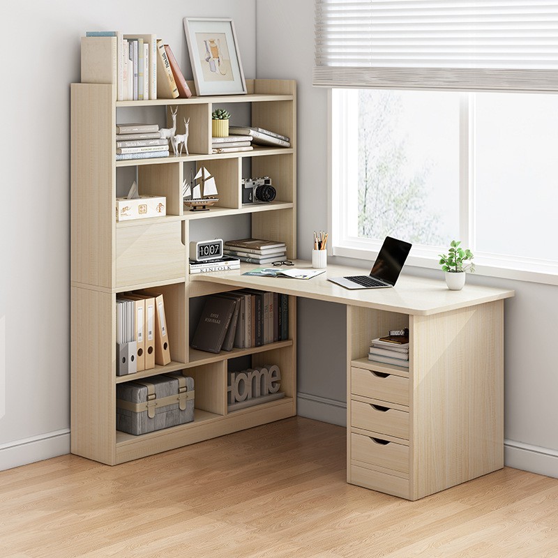 ❤READY STOCK❤ study table/computer desk/study desk/table with bookshelf/office table/meja belajar