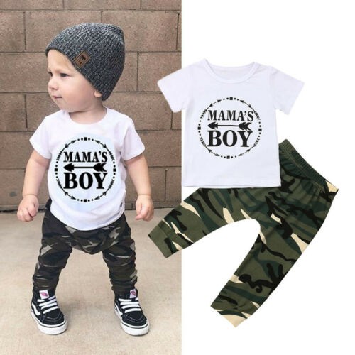baby boy camo tracksuit