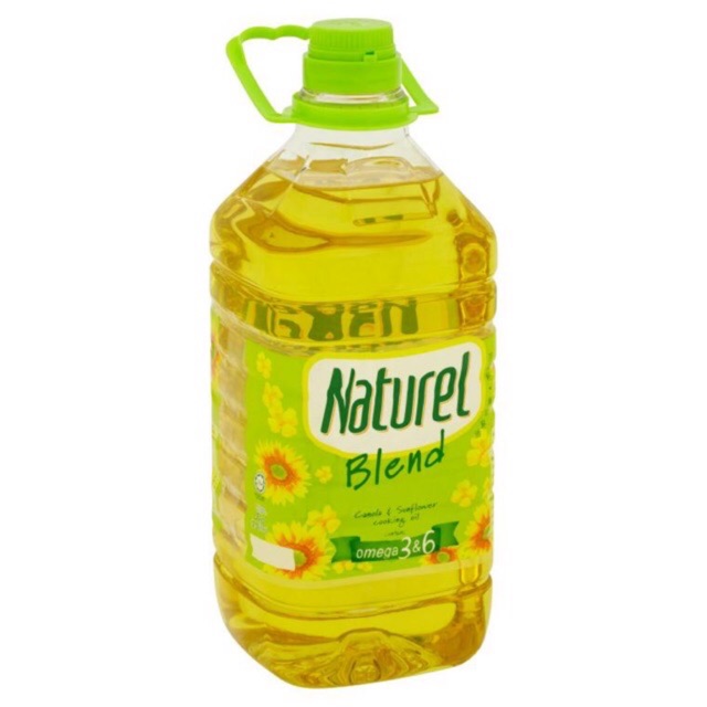 Naturel Blend Canola & Sunflower Cooking Oil 3kg Shopee Malaysia