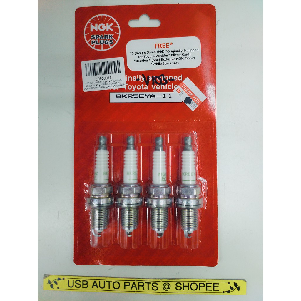 VIOS NGK Spark Plug BKR5EYA11 Original Shopee Malaysia